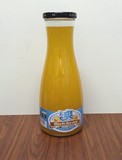 瑞橙一扎爽 芒果混合果汁1L 玻璃瓶宴席聚会首选可作收纳罐 花瓶