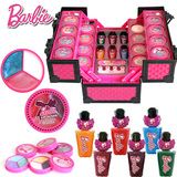 儿童芭比化妆品彩妆盒套装迪士尼公主化妆 芭比娃娃甜甜屋