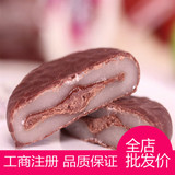 试吃韩国进口零食 LOTTE乐天巧克力打糕派 Q软饼糯米年糕夹心31g