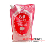 12袋/箱 韩国进口正品保宁bb婴幼儿洗衣液1300ml 温和不刺激
