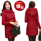 冬天棉袄子妇女装衣服冬装中长款显瘦加厚外套韩版2015羽绒30岁40