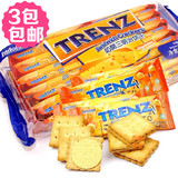 印尼进口零食TRENZ 芝士奶酪三明治夹心饼干 独立包装24小包240g