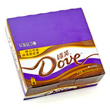 德芙Dove榛仁巧克力43g*12条盒装排块巧克力516克 零食婚庆喜糖