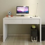 Y新款白色烤漆电脑桌台式家用置地简约现代书桌写字台办公桌