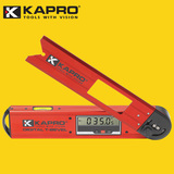 以色列KAPRO木工电子数显水平尺铝合金高精度量角器木工角度尺仪