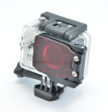 山狗SJ4000 滤镜保护圈 潜水红色镜 镜头盖 山狗SJ4000配件