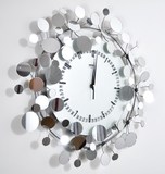 现代金属客厅创意个性简约挂钟挂表静音时尚时大号壁挂钟表墙钟