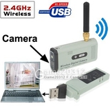 2.4G数字传输 4路远距离无线电脑USB+安防微型摄像头监控设备套装