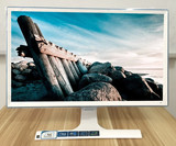 三星S22E360H 21.5吋HDMI冰醇蓝白色PLS广视角显示器