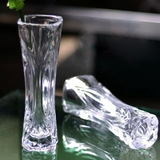 欧式宜家风格 四方小城堡水晶玻璃花瓶 时尚现代家居饰品摆件花插