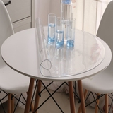 圆桌PVC磨砂软质玻璃透明防水桌布餐桌布水晶板台布塑料垫茶几垫