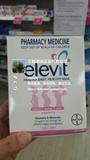 澳洲代购 Elevit 爱乐维孕妇营养叶酸备孕/孕期 复合维生素100片