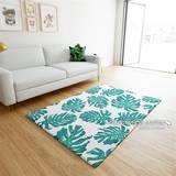 可定制尺寸个性绿色植物客厅地毯沙发垫茶几房间地垫无味环保可洗