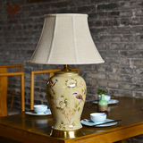wanlang 美式卧室床头灯陶瓷新古典创意时尚客厅装饰台灯5980