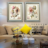法国马希的鲜花美式高档客厅装饰画现代简约欧式田园进口壁画挂画