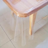 超薄防油防水下垂PVC塑料透明软质玻璃桌布餐桌台布茶几水晶垫