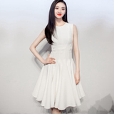 白色新娘礼服 短款敬酒服新款2015 春季宴会晚礼服女士甜美礼服裙