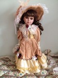 六一特价280包邮 古董娃娃陶瓷宫廷系列带帽子女孩珍藏限量