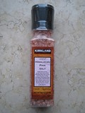 美国代购Kirkland喜马拉雅玫瑰盐368.5g瓶口自带研磨器 上海现货