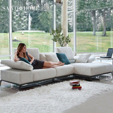 奢华世家 北欧布艺沙发组合 大小户型现代简约可拆洗转角沙发