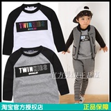 TWINKIDS小木马童装韩国秋款新品专柜正品 儿童男女童纯棉长袖T恤