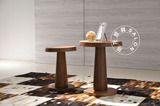 实木沙发边几角几 北欧创意圆形桌子客厅边桌边柜现代简约小茶几