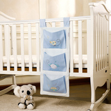AUSTTBABY 多功能婴儿床挂袋收纳袋宝宝尿布袋床头挂袋床边储物袋
