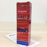 香港代购 Colgate高露洁Optic White光感白美白牙膏 100g/附小票