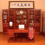 实木书桌中式仿古家具 1.6米 1.8米 办公桌写字台电脑桌大班台