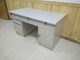 北京 钢制办公电脑桌1.2米 财务桌 1.4米 铁皮办公桌 医院订购