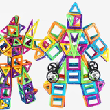 磁力片积木搭磁性磁铁建构片儿童益智吸铁石拼图玩具0