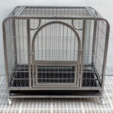 全新双层不锈钢狗笼子 宠物店寄养笼 小型犬泰迪专用笼子 猫笼子1
