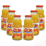 Dole都乐 100%橙汁250ml/瓶 玻璃瓶整箱24瓶 纯果汁饮料