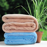珊瑚绒毛毯纯色 法兰绒 法莱绒素色毯子午睡毯空调毯毛毯加厚特价