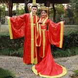 古装服装仙女唐装汉服女唐朝贵妃公主拖尾写真古筝舞台演出服中式