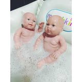 儿童仿真芭比洋娃娃环保小婴儿公仔玩具可水洗宝宝洗澡玩具过家家