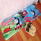 英国卡通托马斯小火车地垫小朋友喜爱地毯卧室门口床边防滑垫猴子