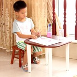 新款宜家儿童书桌 学习桌套装简易小学生写字桌家用实木桌子
