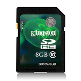 金士顿SD卡8G内存卡 CLASS10高速相机存储卡SD10V数码相机卡包邮