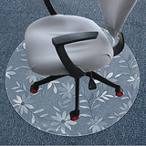 PVC木地板保护垫电脑椅垫子地板垫圆形转椅垫防划伤超薄透明地垫