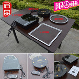 欧尼斯2000w圆形电陶炉方形可调温度火锅桌专用电磁炉