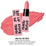 正品韩国代购3ce可爱俏丽荧光奶油粉色唇膏持久不掉色完美口红
