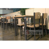 思齐四人位餐组合餐桌椅学校餐厅餐桌椅HF-A603