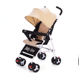 夏季婴儿车手推车可坐可躺折叠四轮超轻便儿童伞车小坐椅0