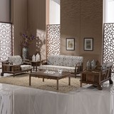红木沙发组合鸡翅木明清古典现代简约新中式客厅实木家具新中式