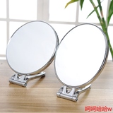 双面台式化妆镜手柄镜子便携折叠壁挂镜多功能美容镜高清一面放大