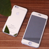 苹果iPhone5s钢化玻璃彩膜ip4S手机贴膜 前后防爆膜镜面钢化膜5se