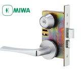日本原装进口不锈钢304美和MIWA门锁 U9LA51-1执手锁 13LA锁体
