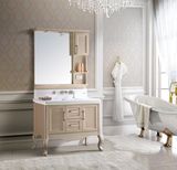 法勒FL2014-100B同款整体卫浴浴室柜组合带纯铜龙头落地1m洗手盆