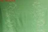 料床品服装汉服布料布匹清新绿真丝重磅定位布料印花面